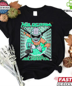 Hologram Luchador Holografico AEW cartoon shirt