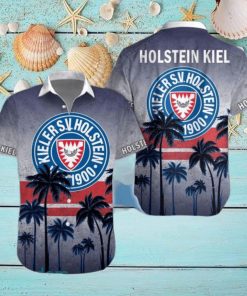 Holstein Kiel Gray Blue Coconut Tree Hawaiian Shirt Impressive Gift