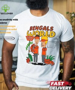 Homage Ash Cincinnati Bengals Beavis And Butthead x Bengals World Tri Blend T Shirt