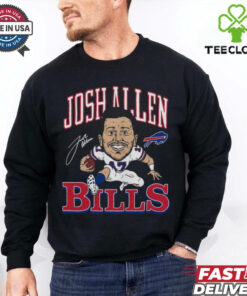Homage Bills Josh Allen Caricature T Shirt