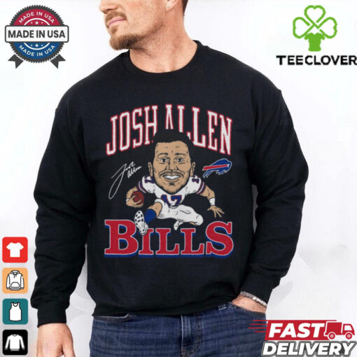 Homage Bills Josh Allen Caricature T Shirt