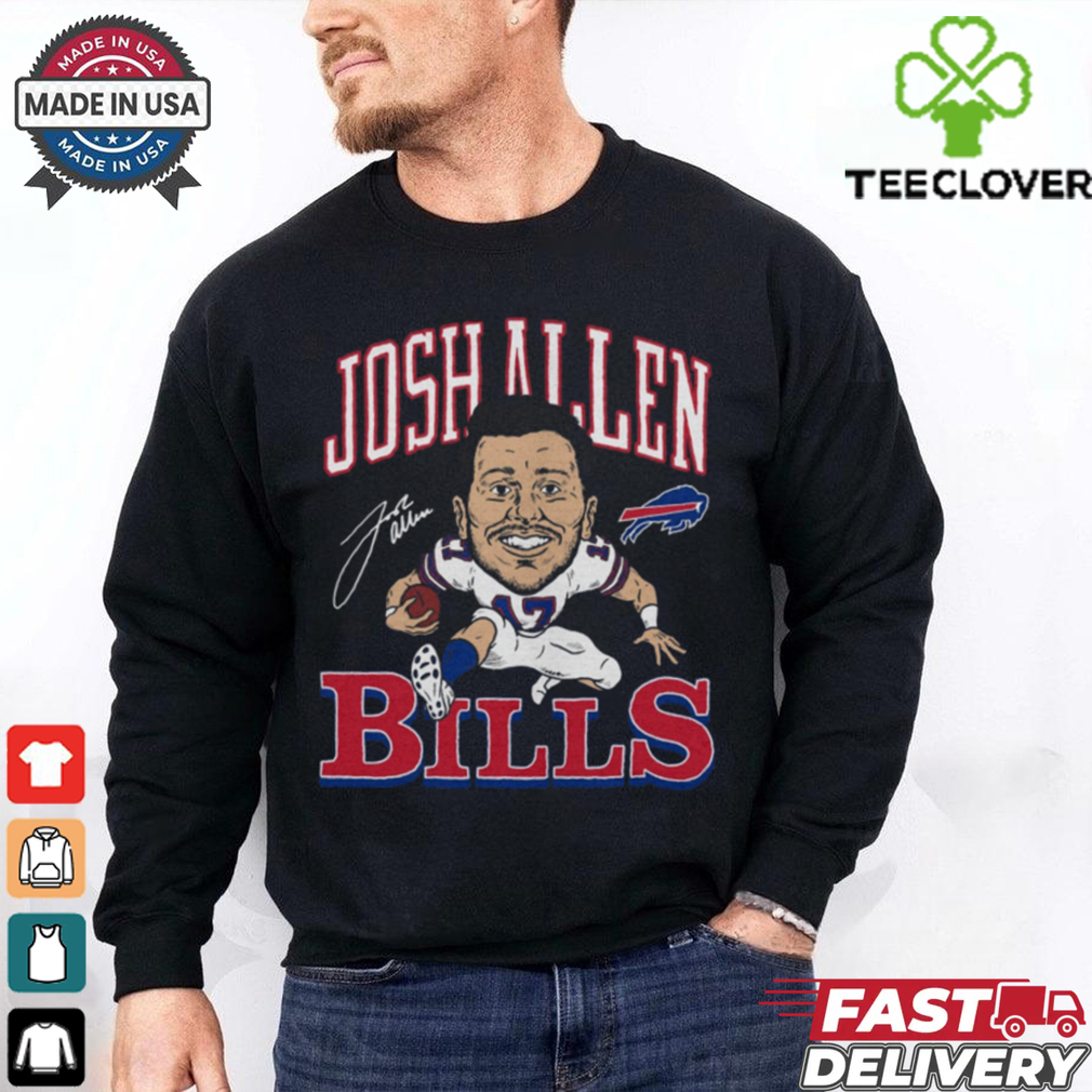 Homage Bills Josh Allen Caricature T Shirt Homage Bills Josh Allen Caricature T Shirt