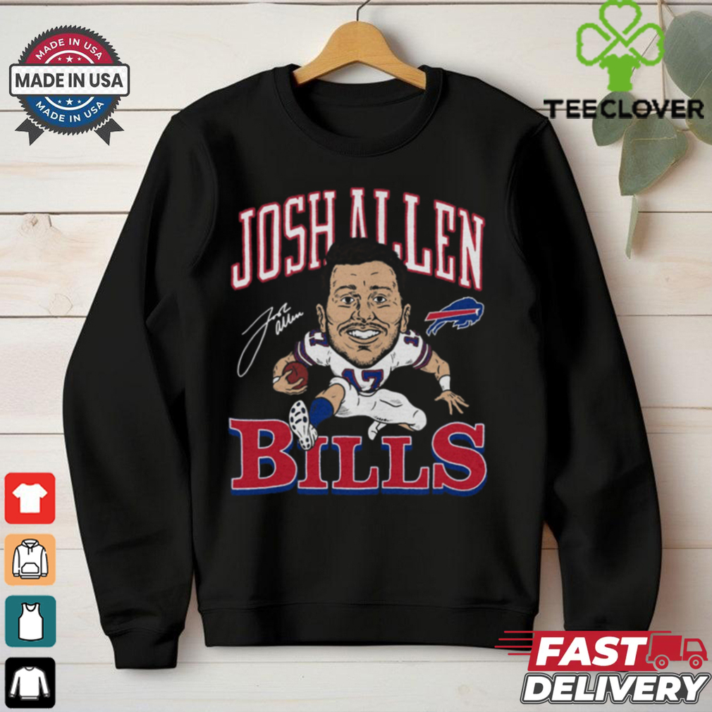 Homage Bills Josh Allen Caricature T Shirt Homage Bills Josh Allen Caricature T Shirt
