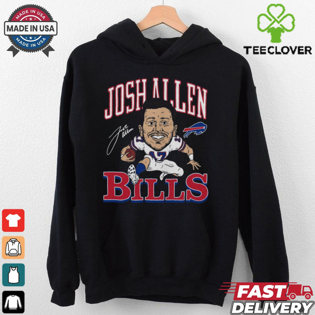 Homage Bills Josh Allen Caricature T Shirt Homage Bills Josh Allen Caricature T Shirt