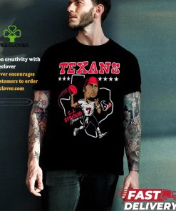 Homage C.J. Stroud Navy Houston Texans Caricature Player Tri Blend T Shirt