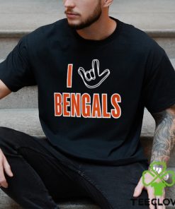 Homage Cincinnati Bengals Charcoal The NFL ASL Collection by Love Sign Tri Blend T Shirt