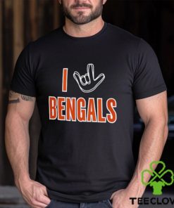 Homage Cincinnati Bengals Charcoal The NFL ASL Collection by Love Sign Tri Blend T Shirt 1 Homage Cincinnati Bengals Charcoal The NFL ASL Collection by Love Sign Tri Blend T Shirt