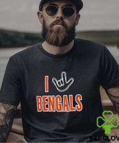 Homage Cincinnati Bengals Charcoal The NFL ASL Collection by Love Sign Tri Blend T Shirt 2 Homage Cincinnati Bengals Charcoal The NFL ASL Collection by Love Sign Tri Blend T Shirt
