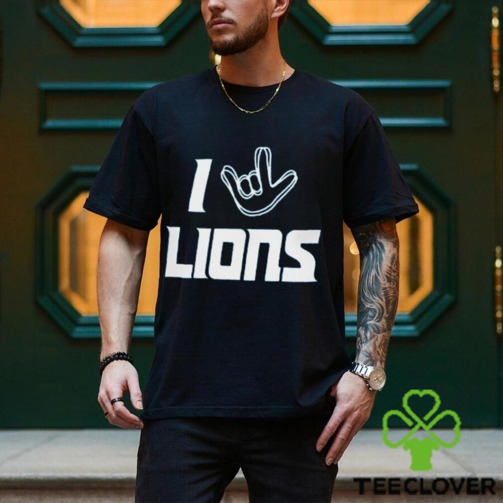 Homage Detroit Lions Blue The NFL ASL Collection by Love Sign Tri