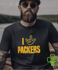 Homage Green Bay Packers Hunter Green The NFL ASL Collection by Love Sign Tri Blend T Shirt 2 Homage Green Bay Packers Hunter Green The NFL ASL Collection by Love Sign Tri Blend T Shirt