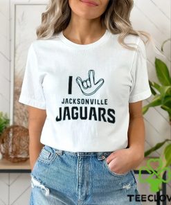 Homage Jacksonville Jaguars Teal The NFL ASL Collection by Love Sign Tri Blend T Shirt