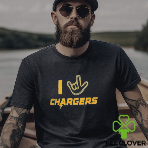 Los Angeles Chargers Homage Unisex The NFL ASL Collection by Love Sign  Tri-Blend T-Shirt - Powder Blue