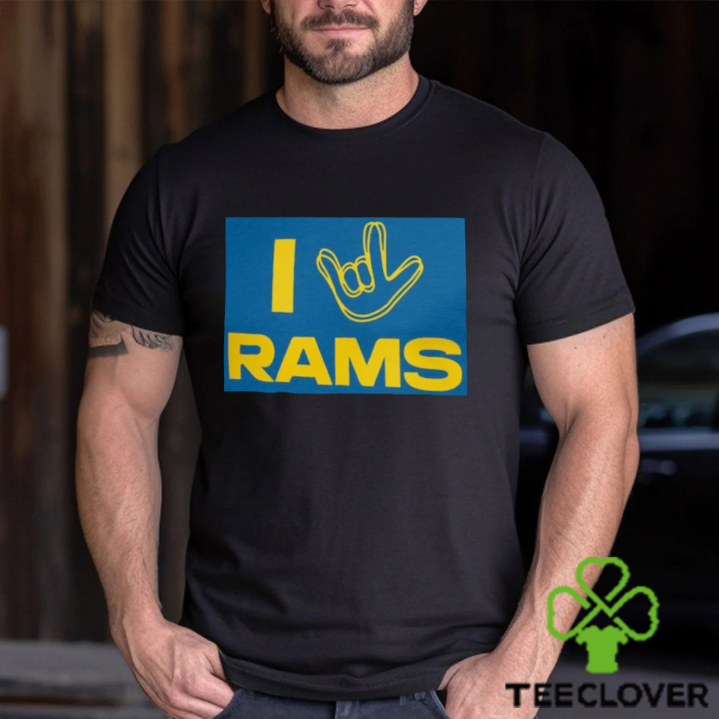 Los Angeles Rams The Nfl Asl Collection By Love Sign Tri Blend Shirt