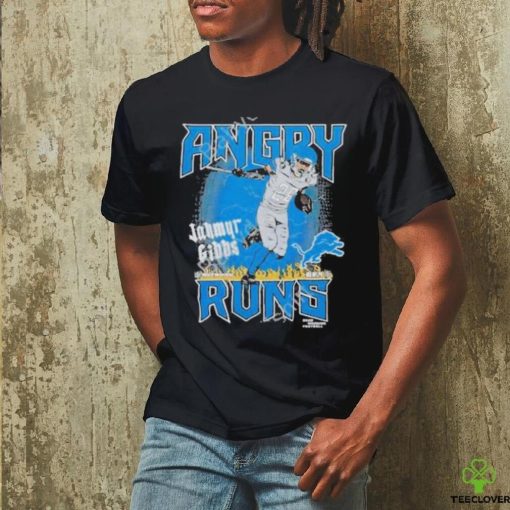 Homage Lyle Brandt Angry Runs Lions Jahmyr Gibbs shirt