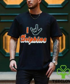 Homage Miami Dolphins Aqua The NFL ASL Collection by Love Sign Tri Blend T Shirt 3 Homage Miami Dolphins Aqua The NFL ASL Collection by Love Sign Tri Blend T Shirt