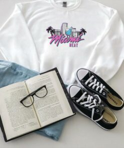 Homage Miami HEAT Original Vice Skyline T Shirt