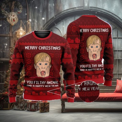 Home Alone 3D All Over Printed Ugly Christmas Sweater Christmas Gift For Family