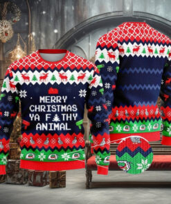 Home Alone Christmas Ugly Sweater, Ya Filthy Animal Shirt, Kevin McCallister Xmas Sweatshirt, Funny Movie Sweater, Gift For Holiday