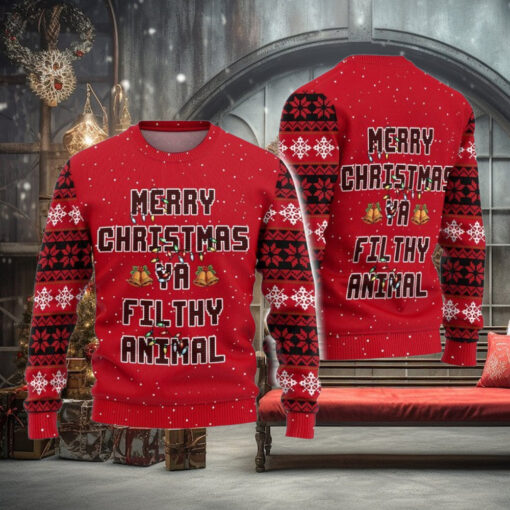 Home Alone Quote Christmas Ugly Sweater, Kevin McCallister Xmas Sweater, Funny Christmas Movie Shirt, Holiday Gift, Gift For Xmas