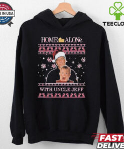 Home Alone With Uncle Jeff Ugly Christmas T Shirt