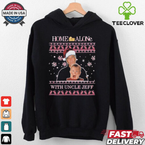 Home Alone With Uncle Jeff Ugly Christmas T Shirt