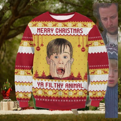 Home Alone Ya Filthy Animal Ugly Christmas Sweater