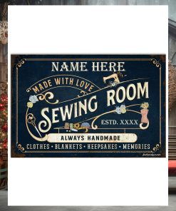 Home Decor For Sewing Lovers Horizontal Poster
