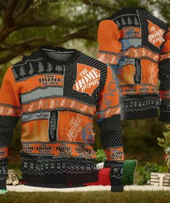 Home Depot Logo Style Ugly Christmas 3D Sweater Gift For Fans