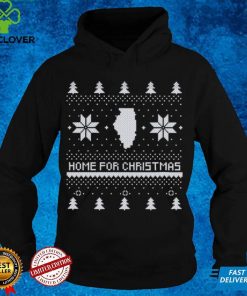 Home for Christmas Illinois Ugly Style Family Shirt