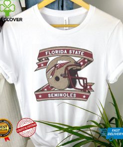 Homefield Adult Unisex Vault Florida State Seminoles Helmet Shirt Grey shirt 2 Homefield Adult Unisex Vault Florida State Seminoles Helmet Shirt Grey shirt