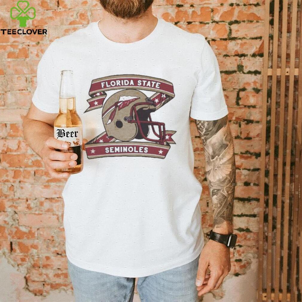 Homefield Adult Unisex Vault Florida State Seminoles Helmet Shirt Grey shirt Homefield Adult Unisex Vault Florida State Seminoles Helmet Shirt Grey shirt