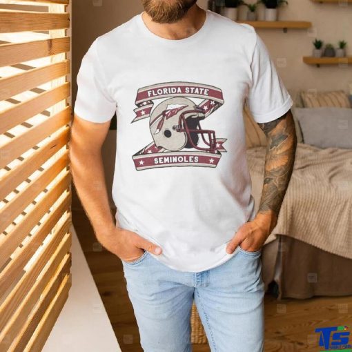 Homefield Adult Unisex Vault Florida State Seminoles Helmet Shirt Grey