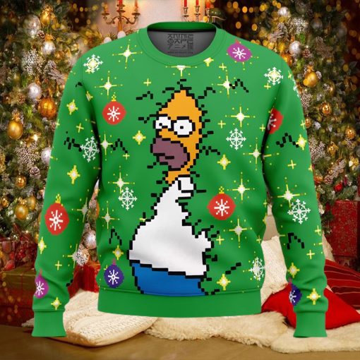 Homer Bush Meme The Simpsons Ugly Christmas Sweater