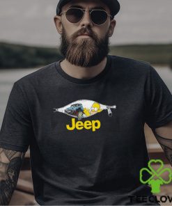 Homer Simpson Jeep Zipper Shirt