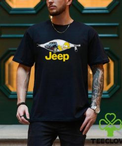 Homer Simpson Jeep Zipper Shirt