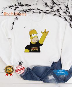 Homer Simpson Rock funny T shirt