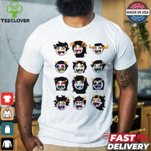 Homestuck Troll Awesome Smiley Icons Shirt