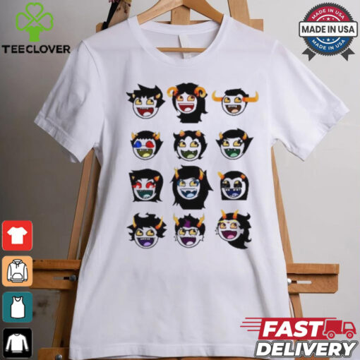Homestuck Troll Awesome Smiley Icons Shirt