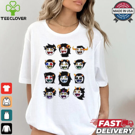 Homestuck Troll Awesome Smiley Icons Shirt