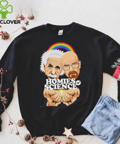 Homies of Science Einstein cartoon shirt