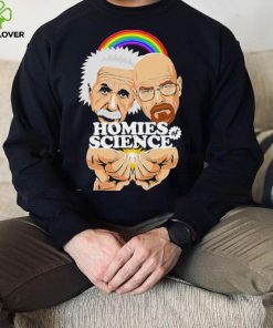 Homies of Science Einstein cartoon hoodie, sweater, longsleeve, shirt v-neck, t-shirt