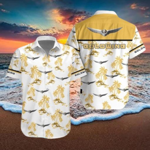 Honda goldwing Car 3D Hawaiian Shirt Tree Summer Holidays For Men Women Fans