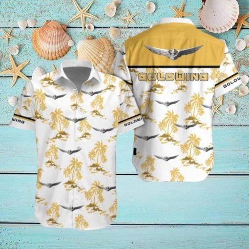 Honda goldwing Car 3D Hawaiian Shirt Tree Summer Holidays For Men Women Fans
