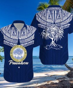 Honolulu Hawaii Punahou School Hawaiian Shirt
