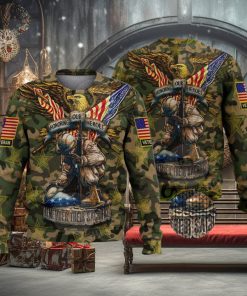 Honoring Our Heroes Veteran For Christmas Gifts Knitting Pattern Sweater