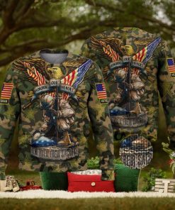 Honoring Our Heroes Veteran For Christmas Gifts Knitting Pattern Sweater