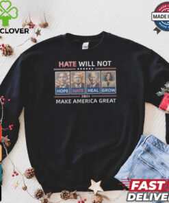 Hope Hate Heal Grow Make America Great Again 2024 Shirt
