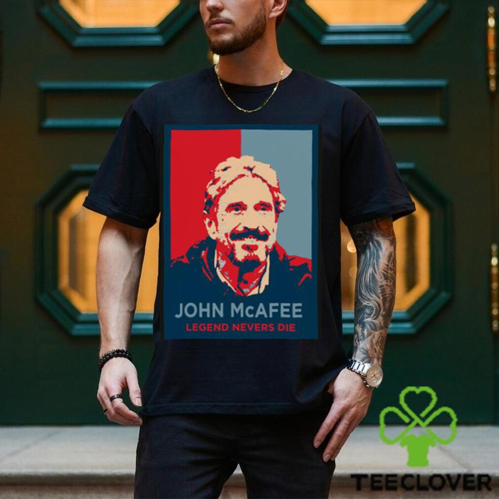 Hope John Mcafee Legend Nevers Die Fanart Unisex Sweatshirt Hope John Mcafee Legend Nevers Die Fanart Unisex Sweatshirt