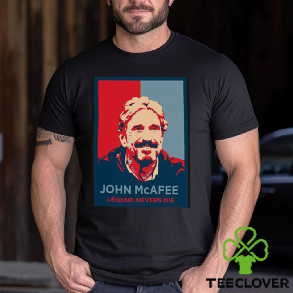 Hope John Mcafee Legend Nevers Die Fanart Unisex Sweatshirt Hope John Mcafee Legend Nevers Die Fanart Unisex Sweatshirt