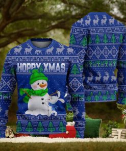 Hoppy Xmas Ugly Christmas Sweater Knitted Gift For Men And Women